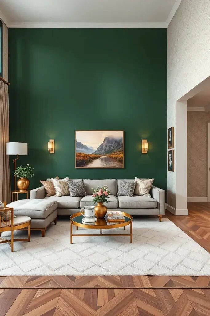 Bold Color and Texture on Statement Walls