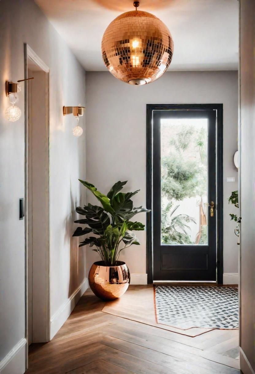38. Disco Ball Planter Ideas