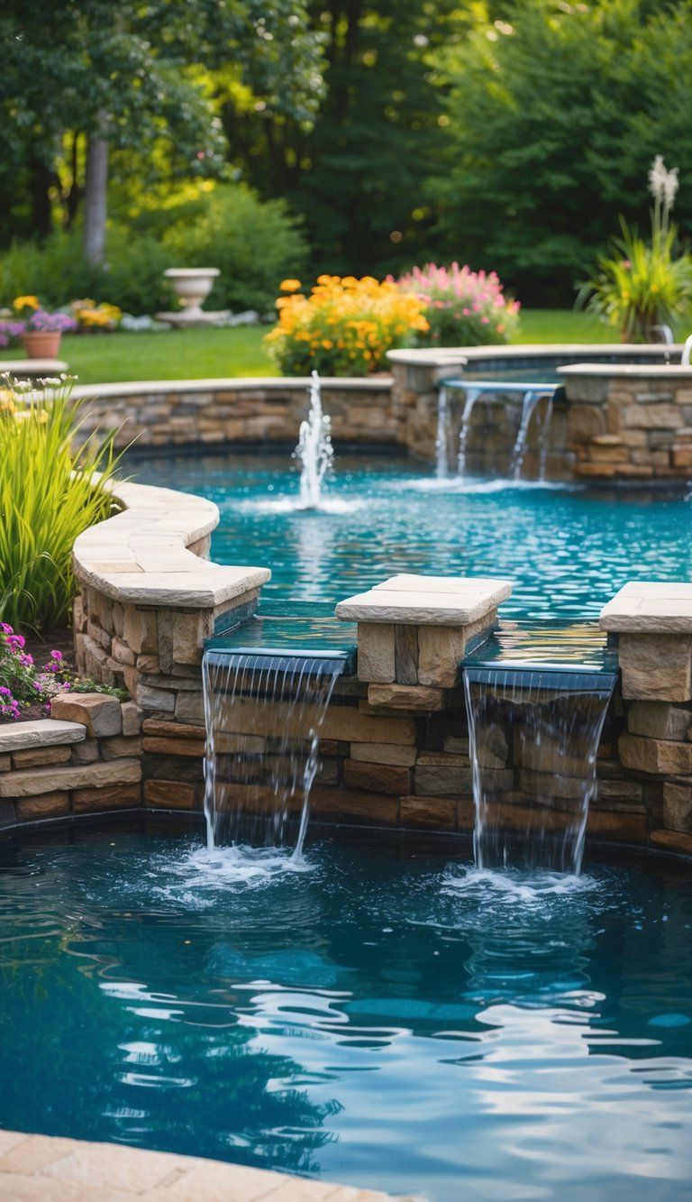 14. Add Water Features for a Calming Touch