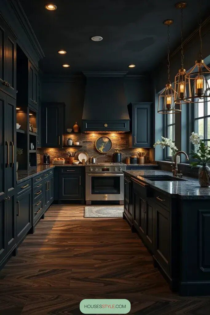 Sophisticated Kitchens With a Matte Black Finish