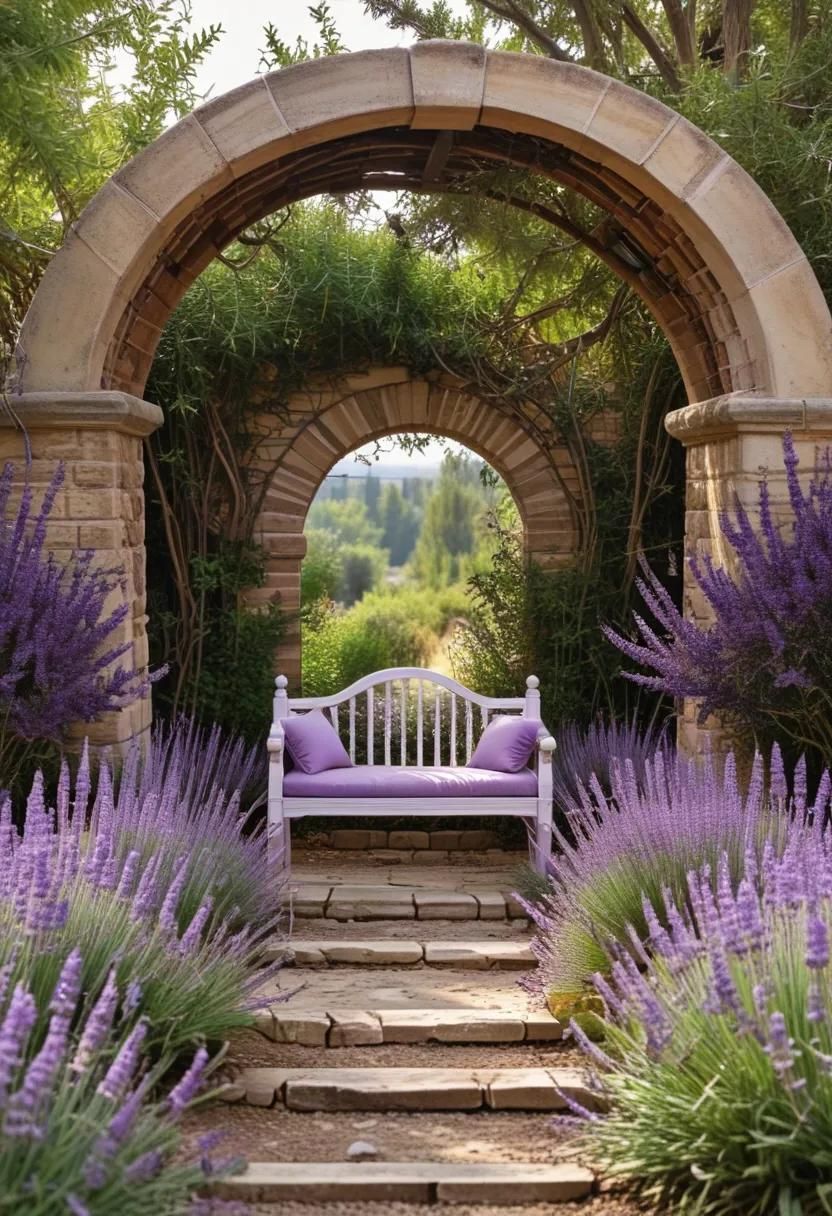 25. Lavender Field Garden Oasis