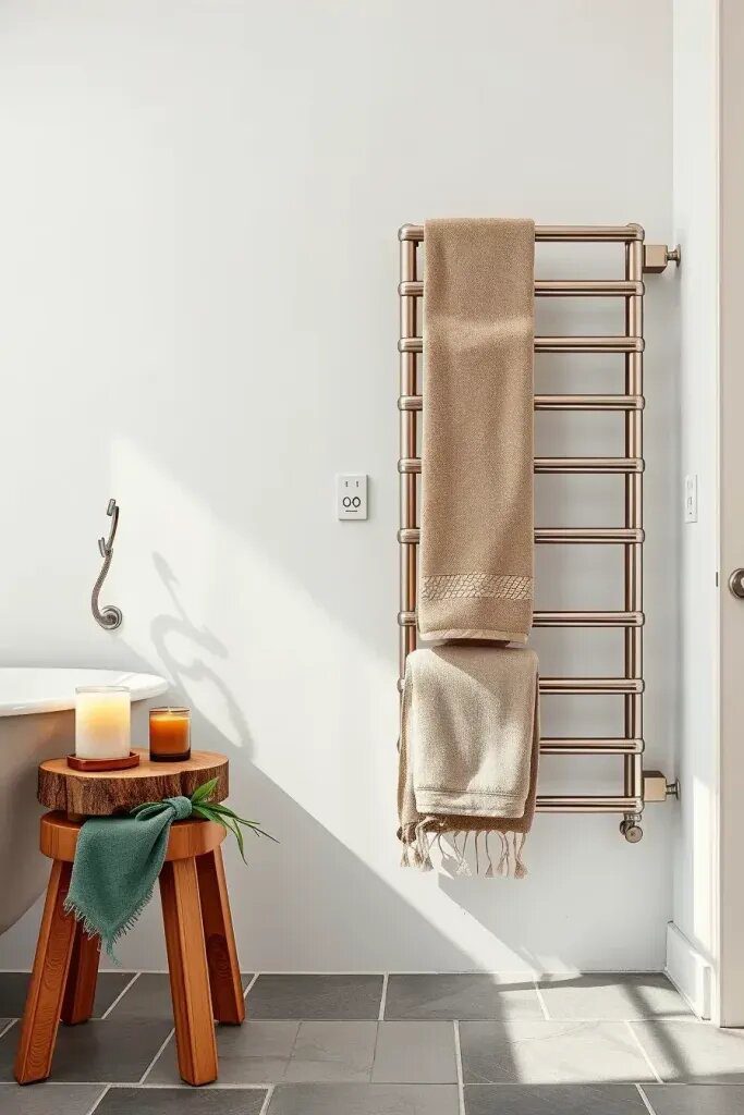 Adding a Towel Warmer for Spa-Hotel Style