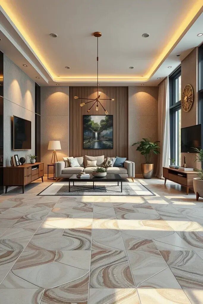 Textured Floor Tiles With a Playful Twist