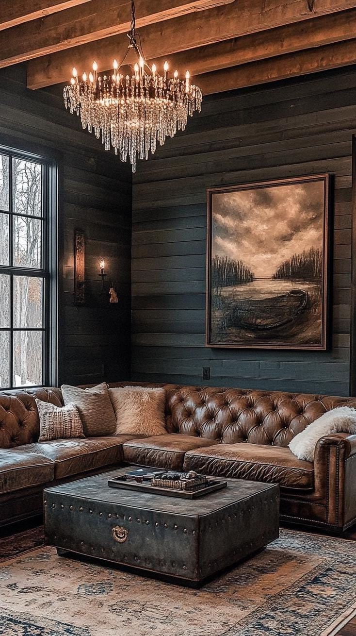 17. Adding an Art-Deco Chandelier to Farmhouse Decor - photo 3
