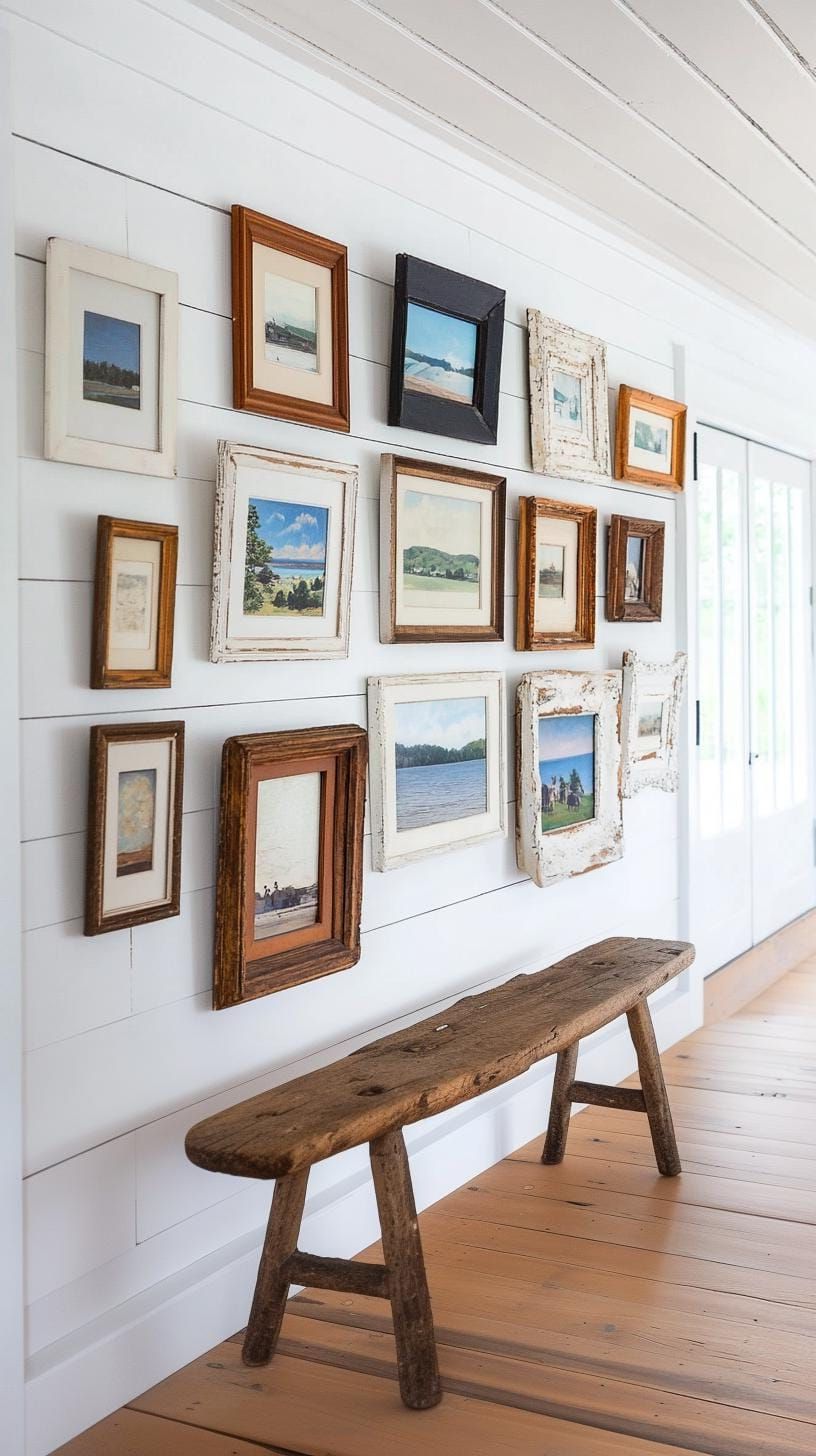 2. Vintage Frame Charm with Mismatched Prints - photo 2
