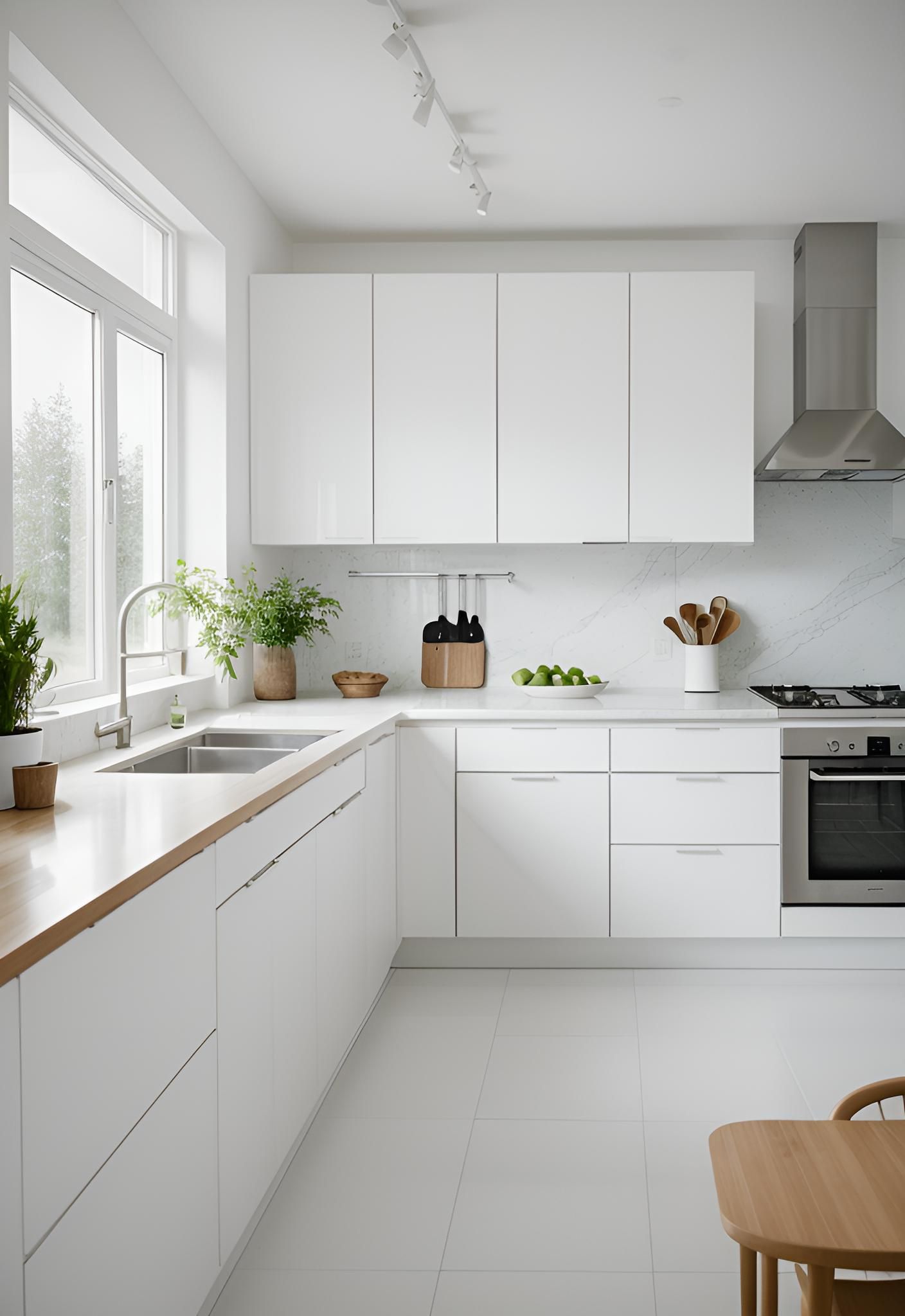 9. Minimalist Scandinavian Kitchen Design