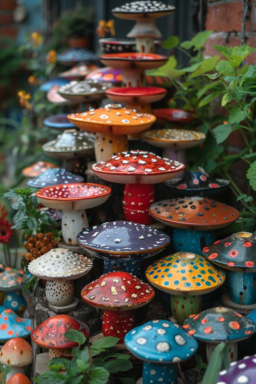 16. Whimsical Garden Mushroom Decor - photo 2
