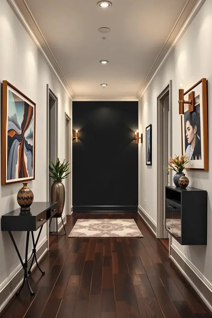 Accent Wall Ideas for Narrow Hallways - photo 2