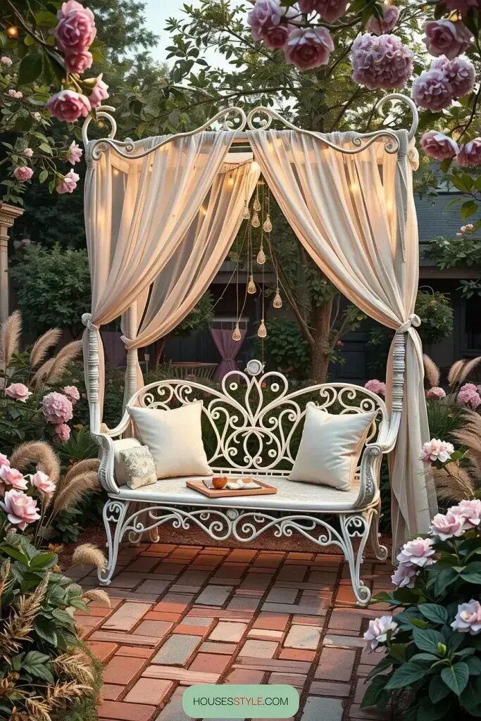 A Dreamy Canopy Bed for Romantic Evenings