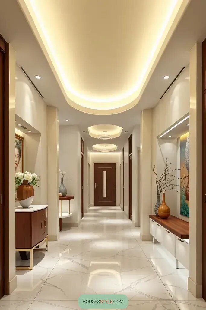 Soft-Glow Hallways With Curved Ceilings - photo 2