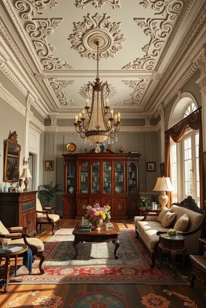 Crown Molding and Trim for Old-World Detail