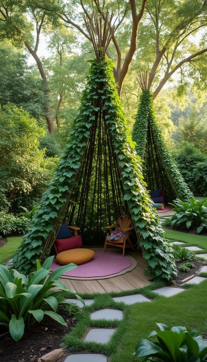 4. Climbing Vine Teepee for Kids - photo 2