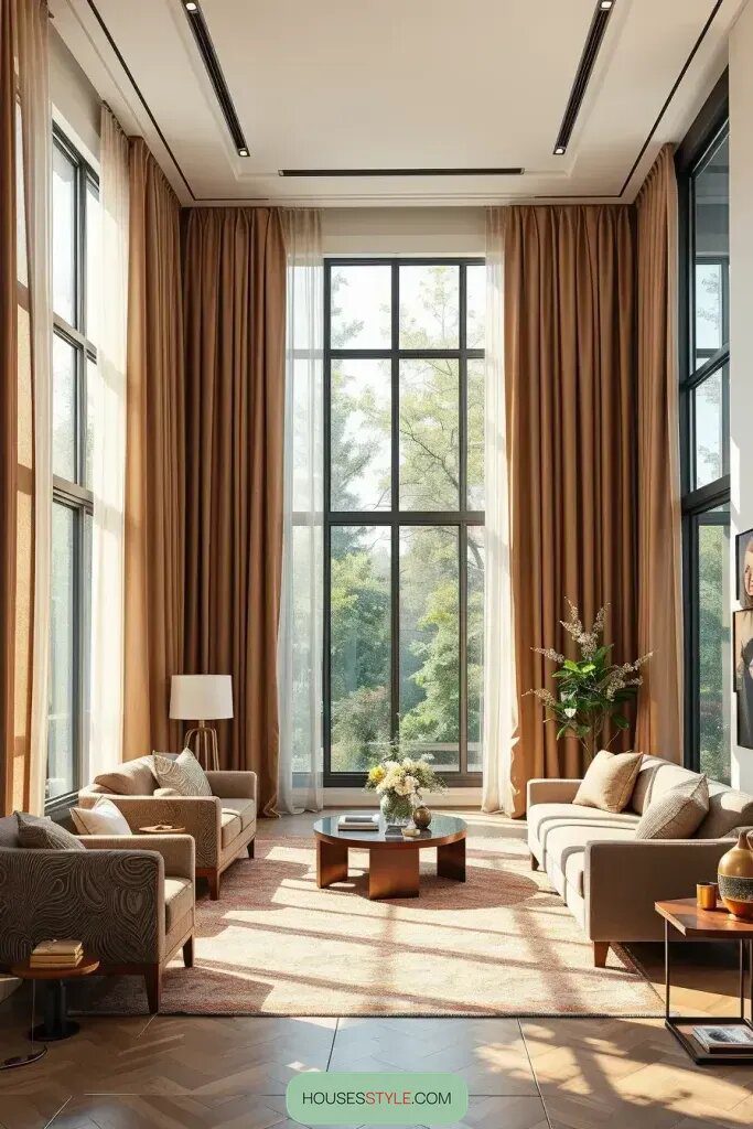 Pamper Your Home: Elegant Curtains for Oversized Windows - photo 2