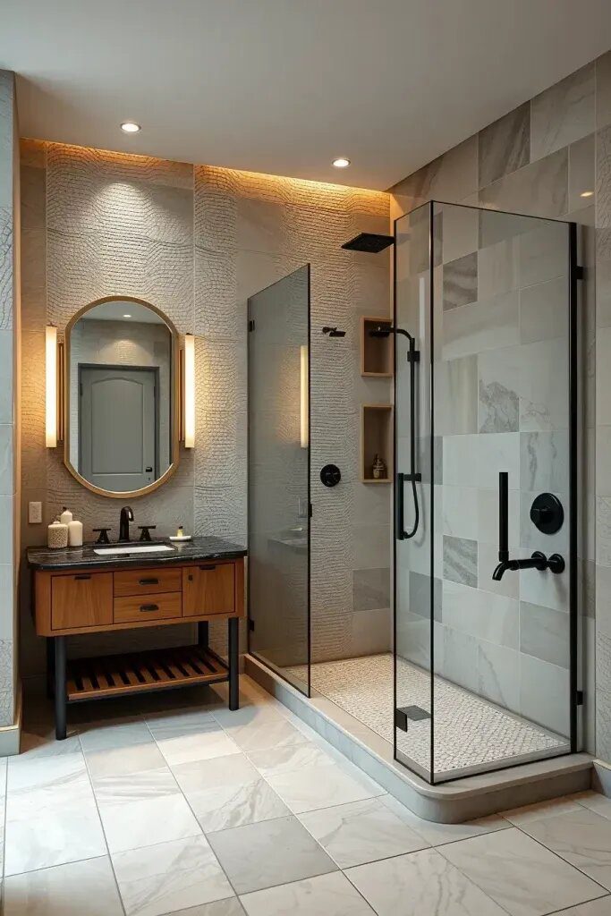 Textured Print Tiles for a Wild Look