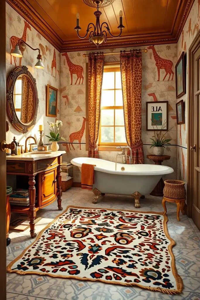Vintage Style Meets Safari-Inspired Bathrooms - photo 2
