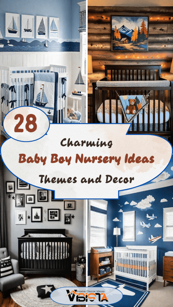 28 Charming Baby Boy Nursery Ideas: Creative Themes and Decor for Your Little Man