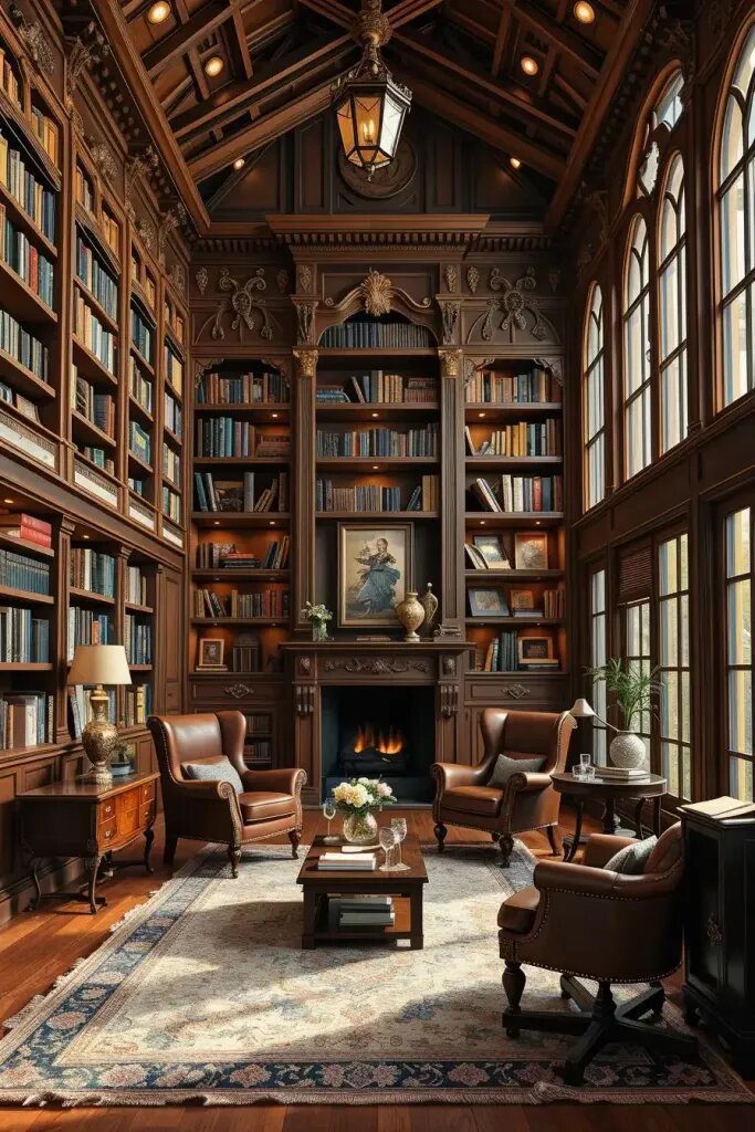 Carved Bookshelves to Style Your Home