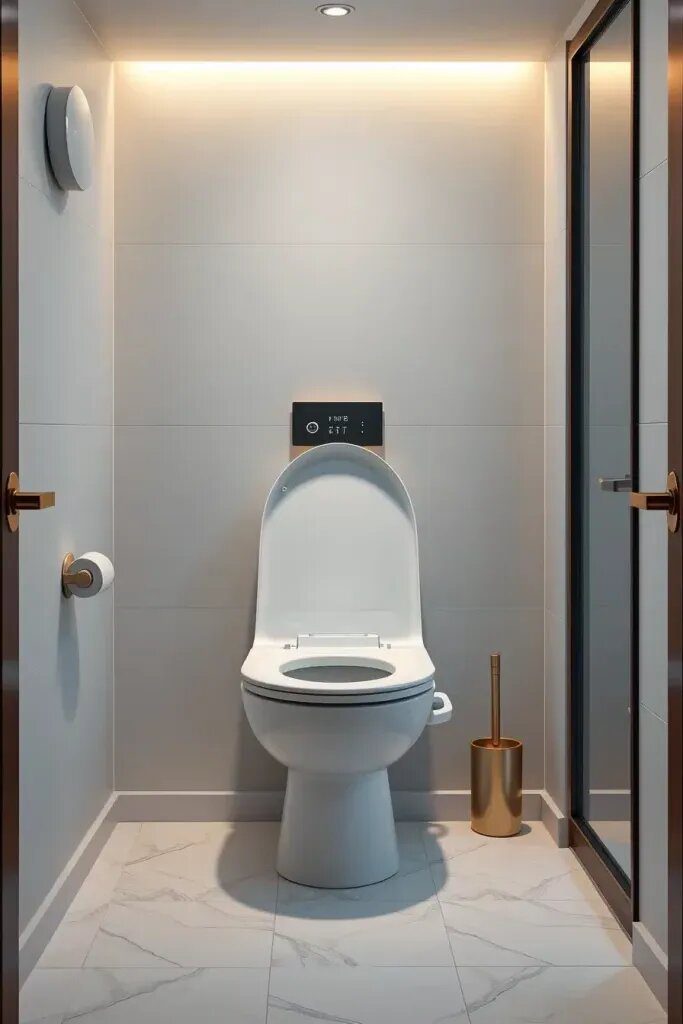 Smart Toilets With A Streamlined Shape