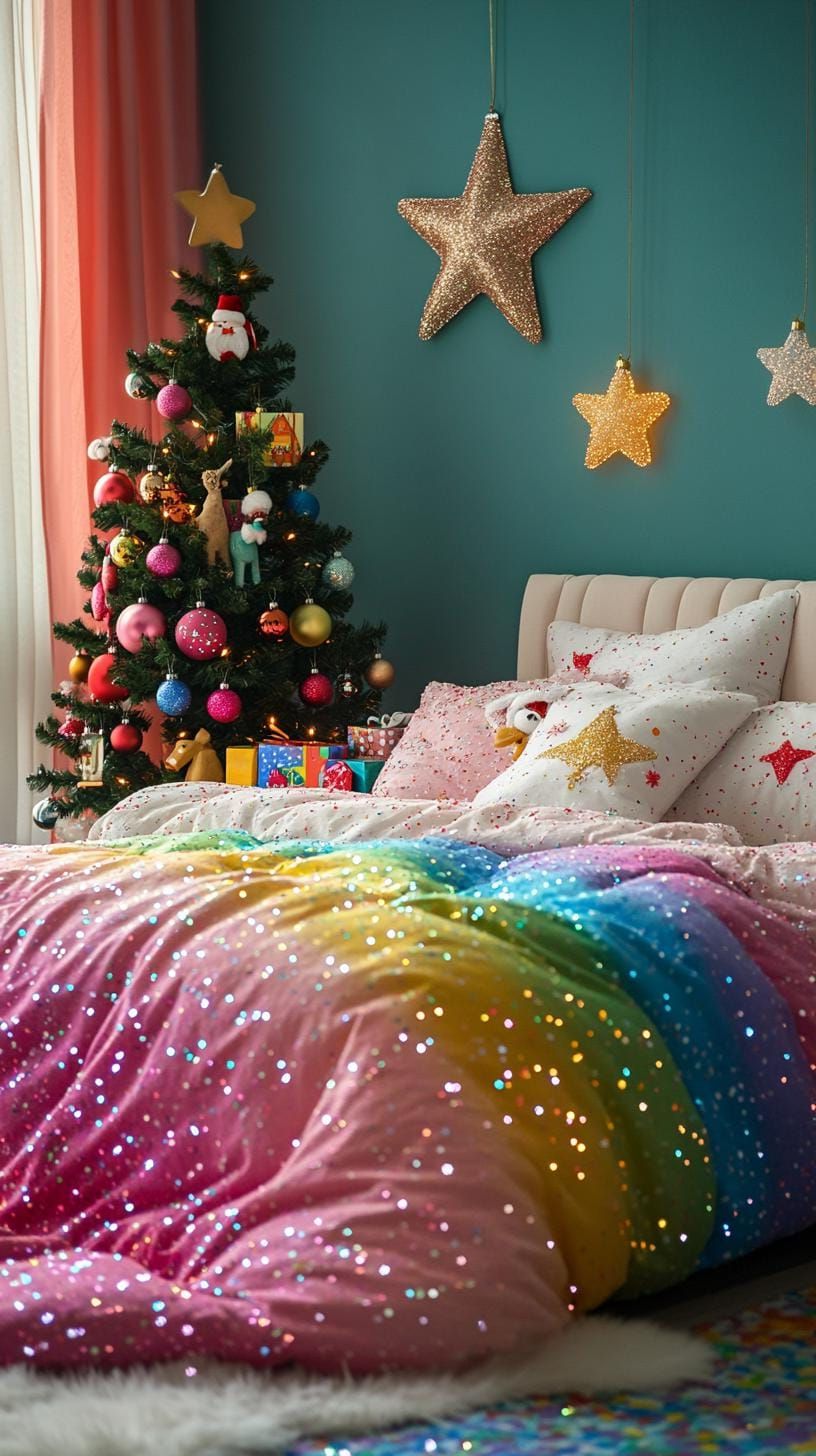11. Bold and Colorful Bedroom Decor