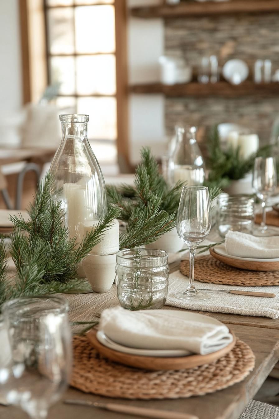 5. Elegant Pine Branch Centerpiece Ideas