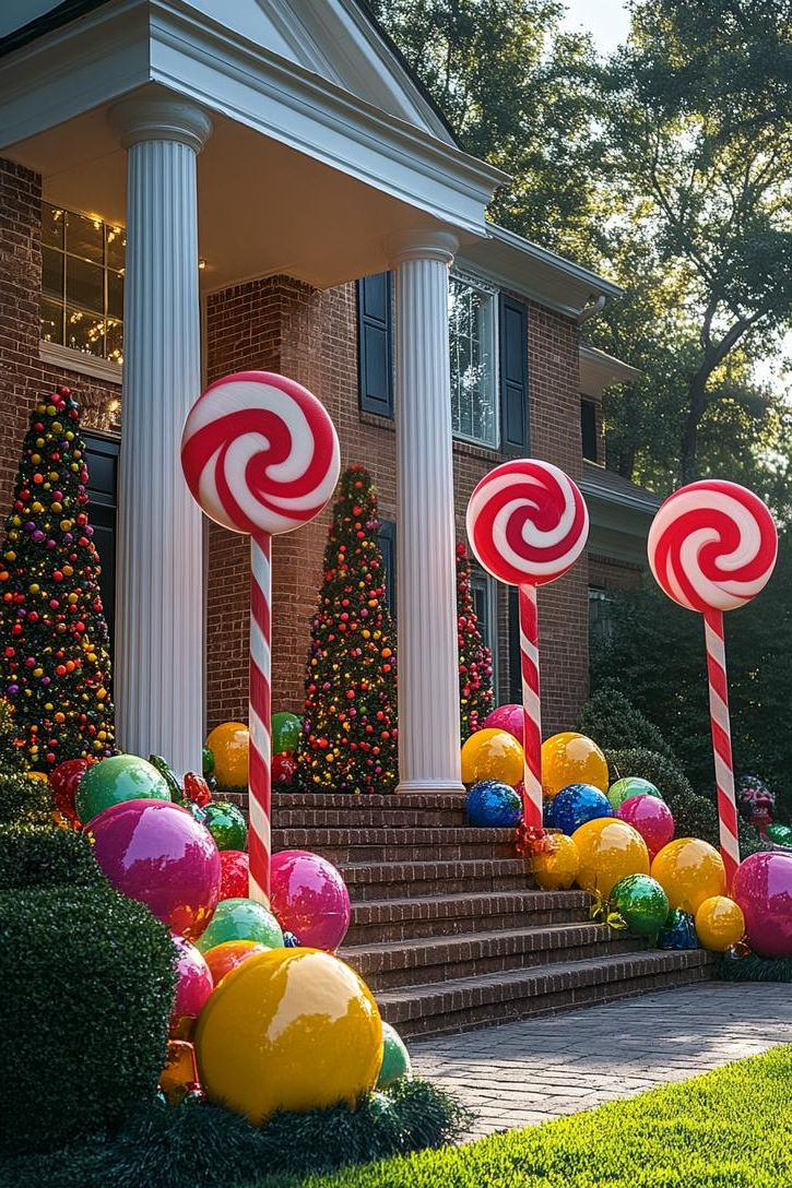 10. Oversized Candy-Themed Yard Decor - photo 2