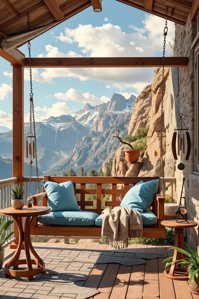 Scenic Swings Facing Mountains, Oceans, or Meadows
