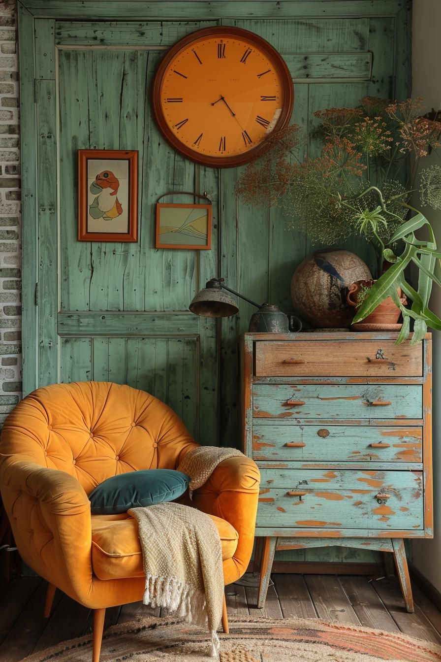 8. Rustic Meets Mid-Century Modern Style - photo 2