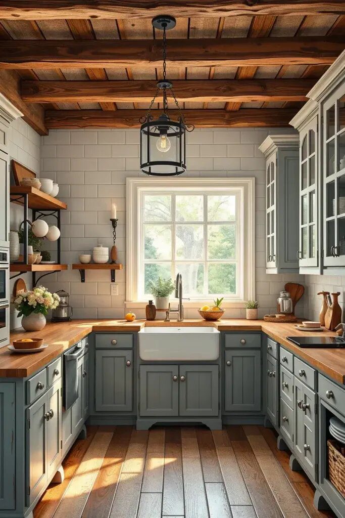3 Ways to Style Weathered Gray Cabinets - photo 2