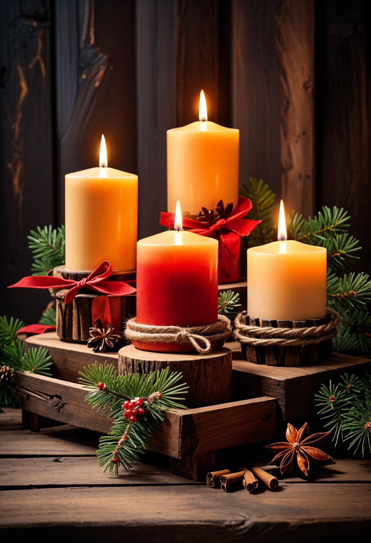 14. Creative Festive Candle Display - photo 2