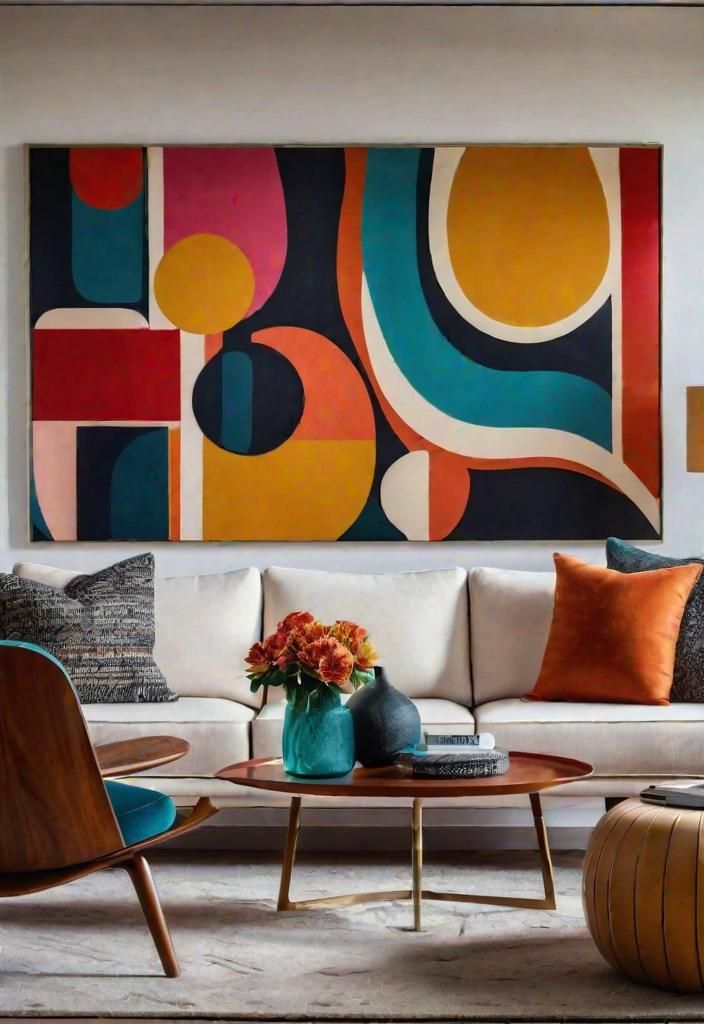 9. Vibrant Abstract Wall Art Ideas
