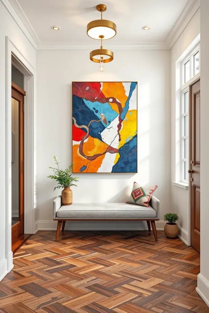 Tiny Lounges Featuring Oversized Art
