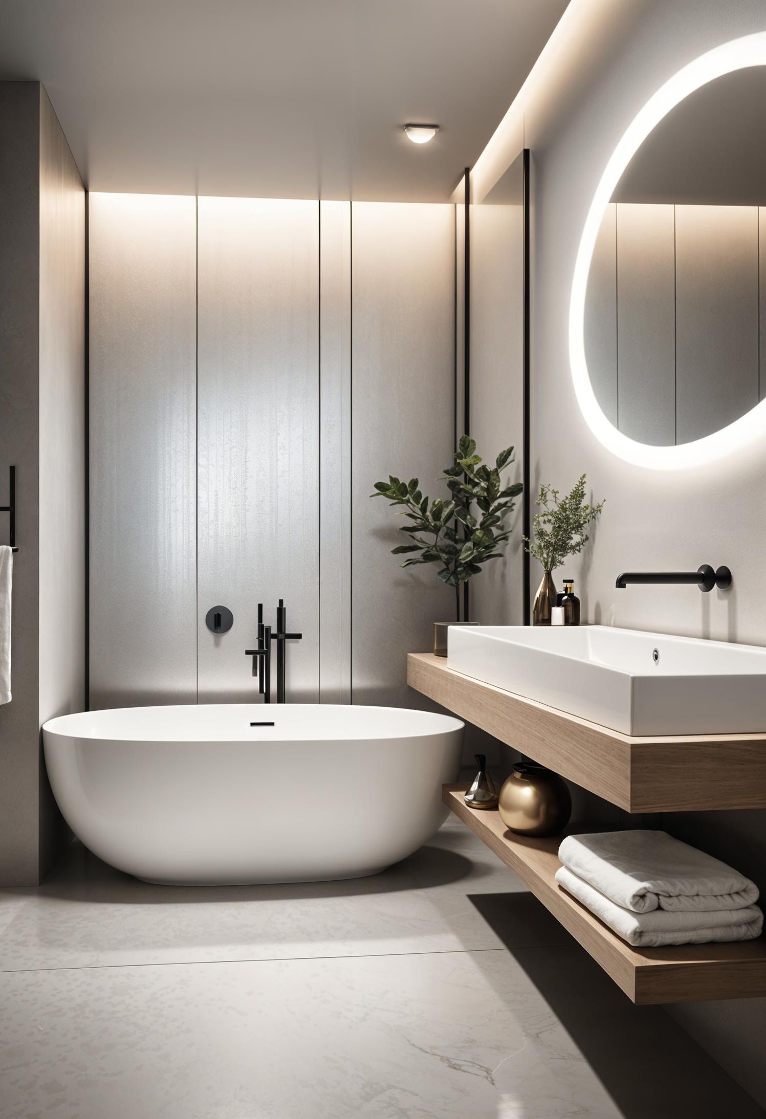 15. Luxe Minimalist Bathroom Color Palette - photo 3
