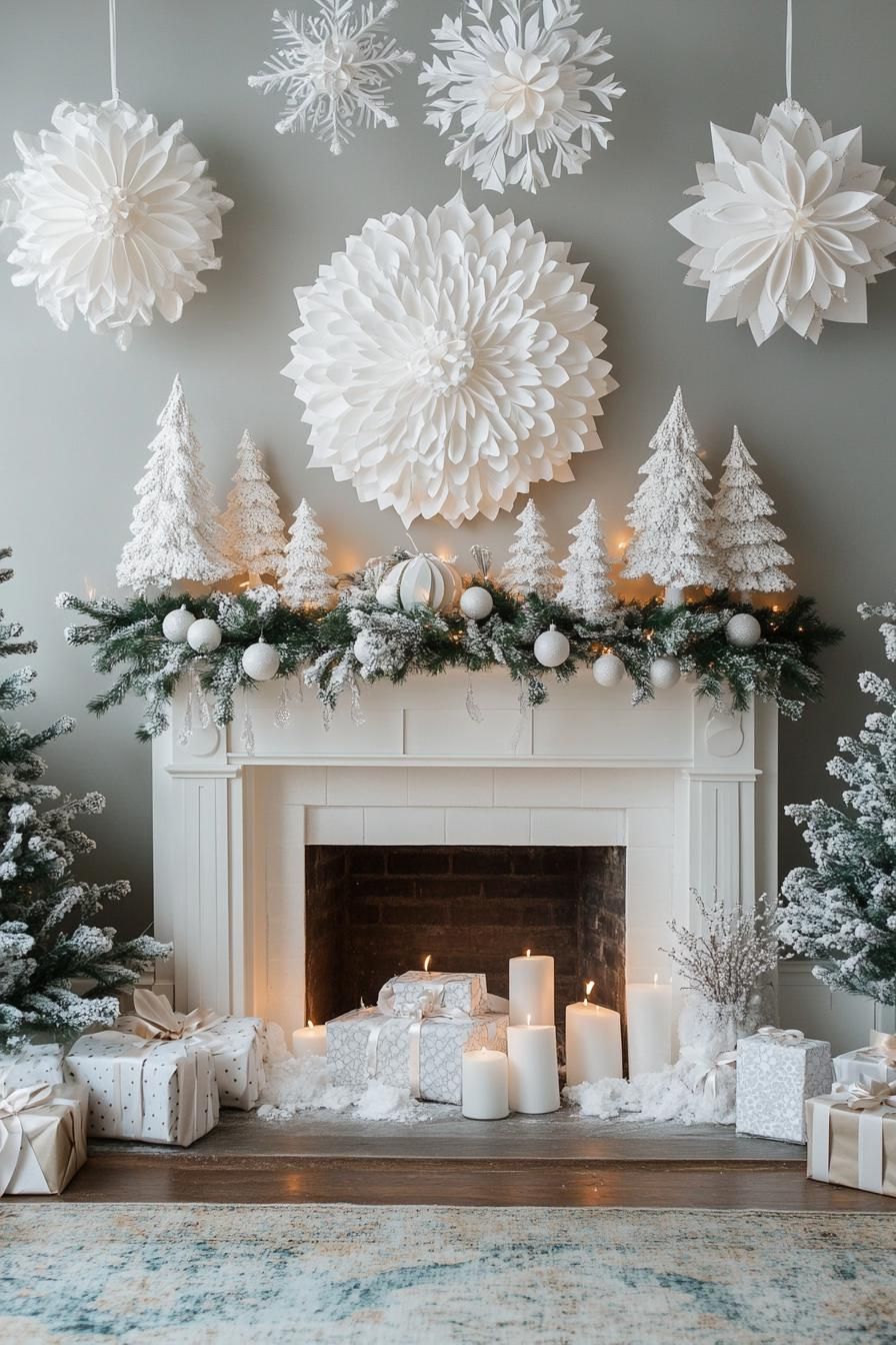 14. Snowflake Accents for Mantle Magic - photo 3