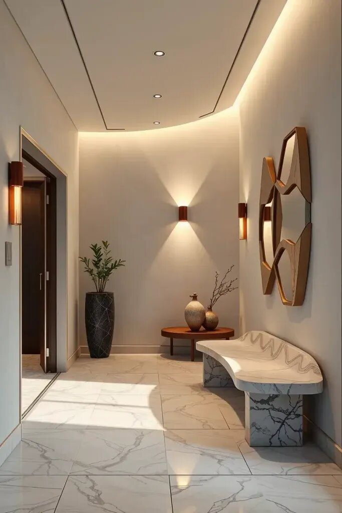 Sculptural Furniture as Hallway Art