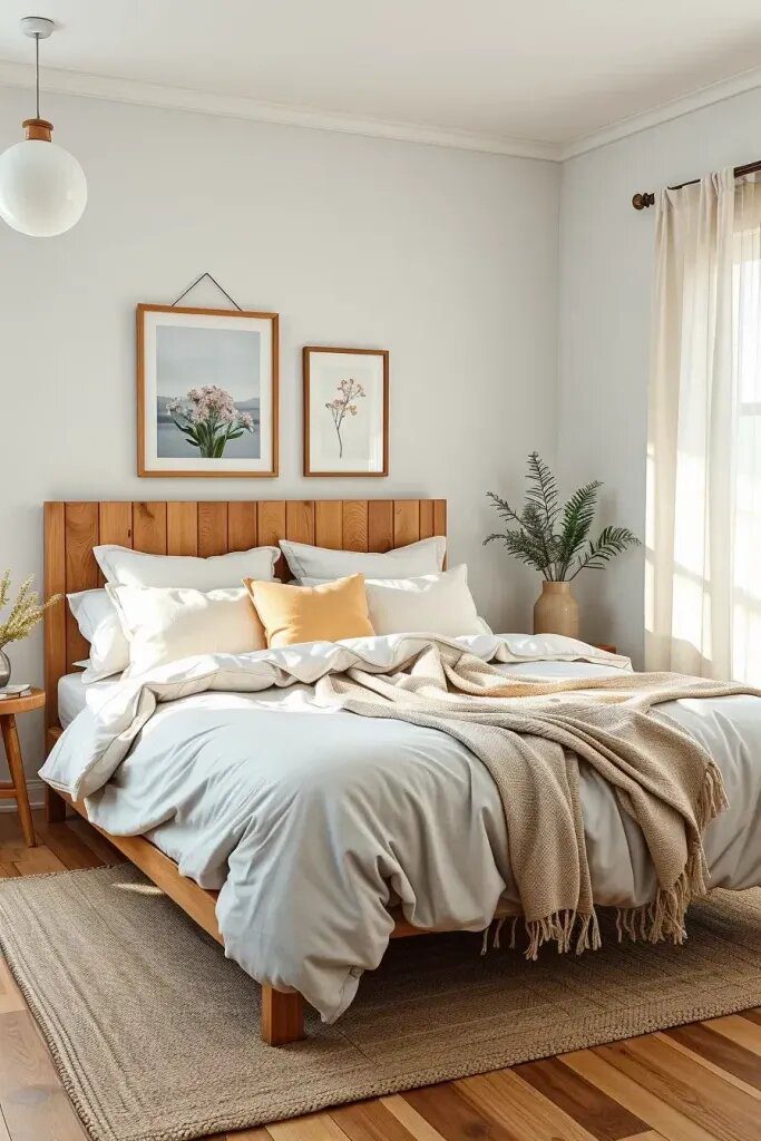 Linen Sheets and Soft Throws for Comfort