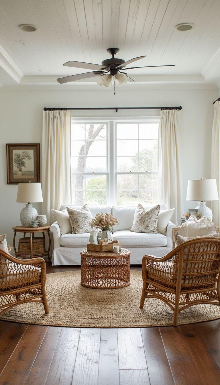 2. Jute Rugs and Rattan for Beachy Texture - photo 3