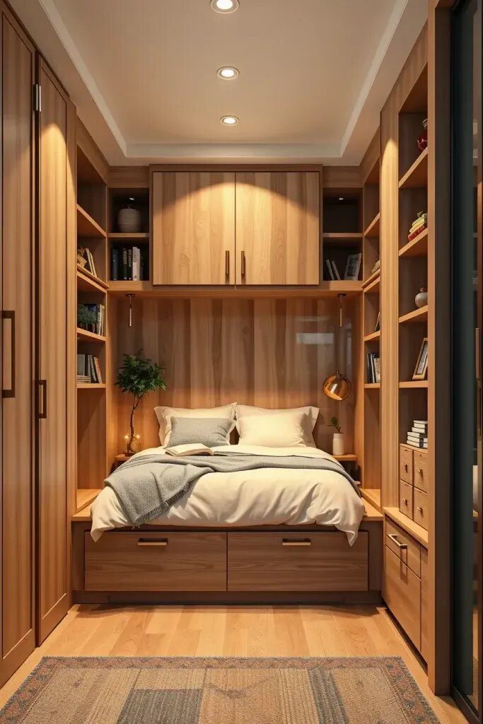 Shelving Units That Hide a Cozy Bed Nook - photo 2