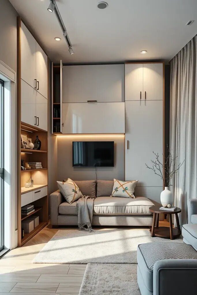 Cabinets That Convert Into Cozy Seating
