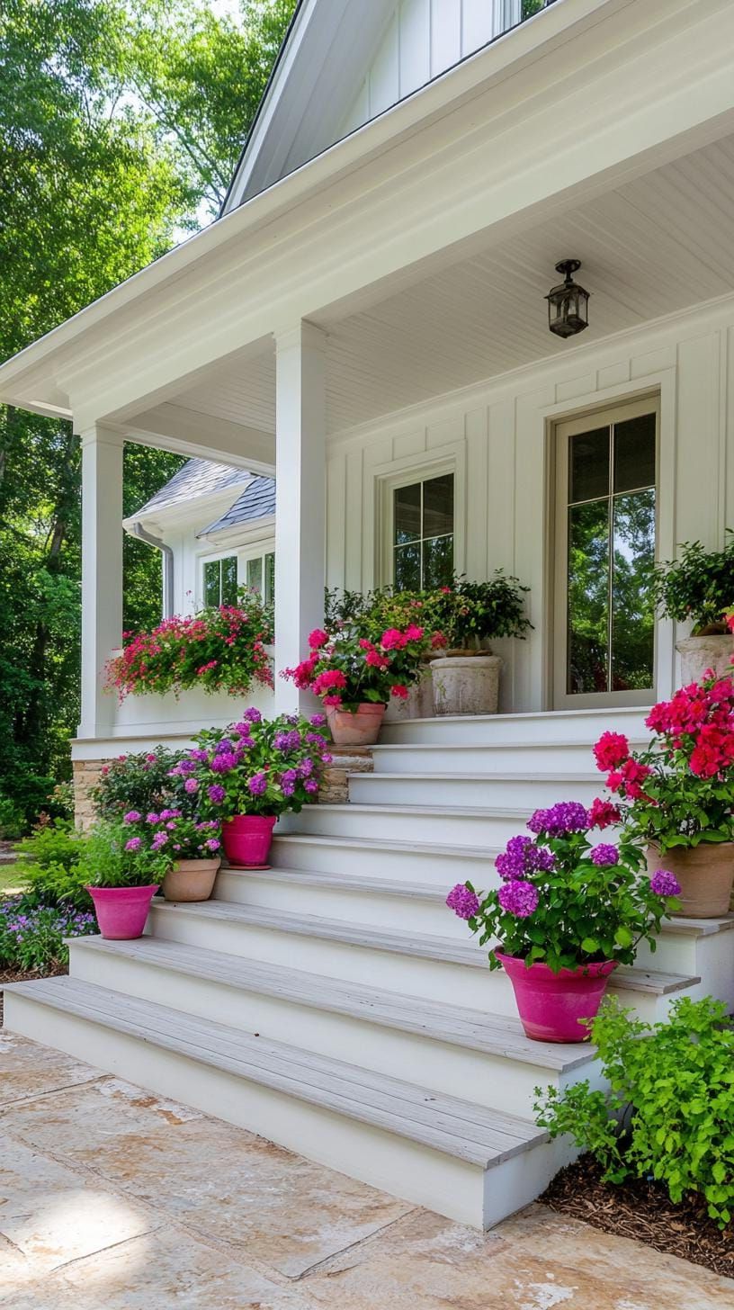 13. Adding Natural Touches to Your Porch