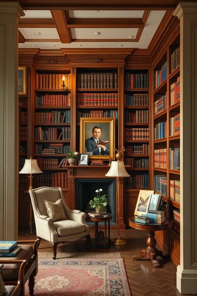 Chic Bookcases and Library Wall Ideas
