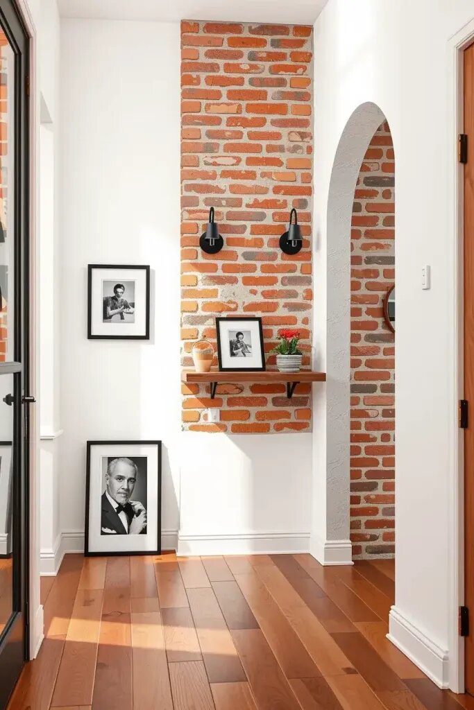 Classic Brick Paired with Modern White Walls - photo 2