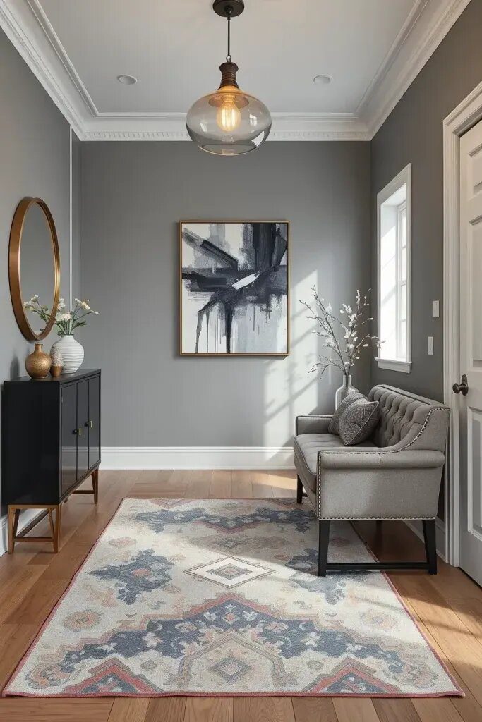Monochrome Entryway Designs With Sophisticated Style