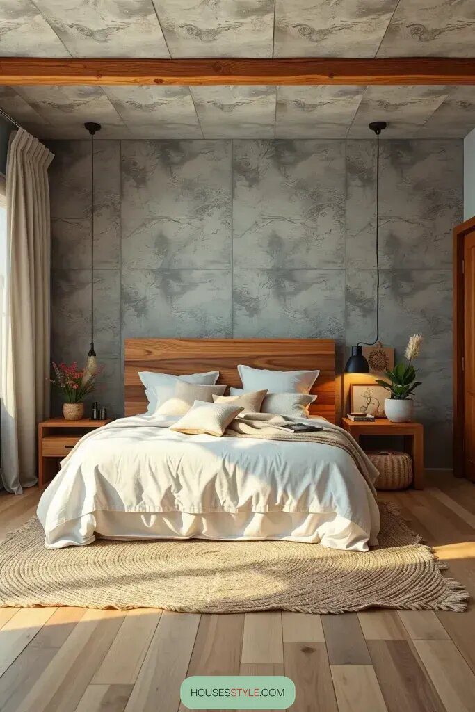 Mixing Concrete Into Rustic Industrial Style