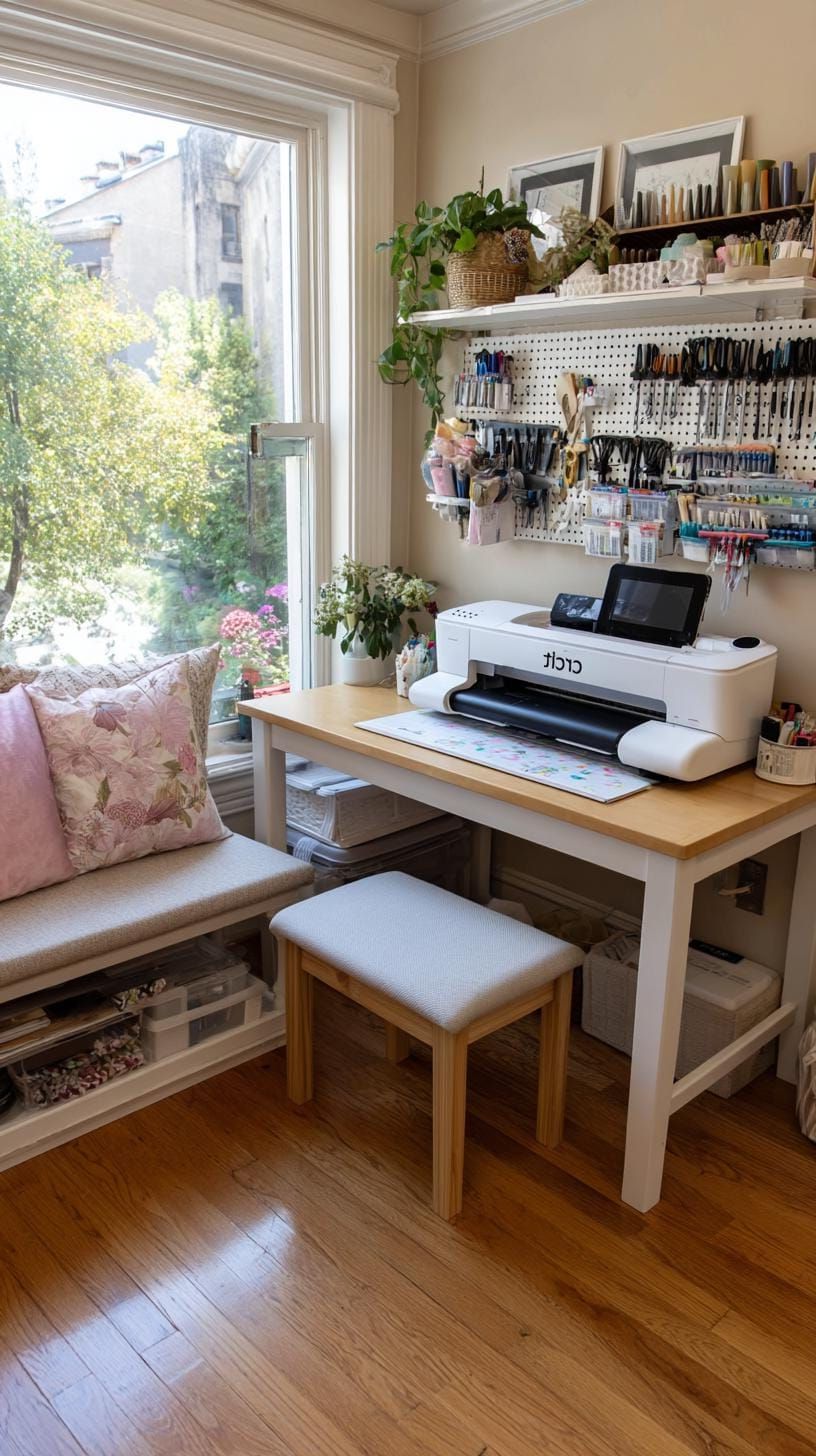 5. Crafting Corner Built Around a Cricut and Tools - photo 2