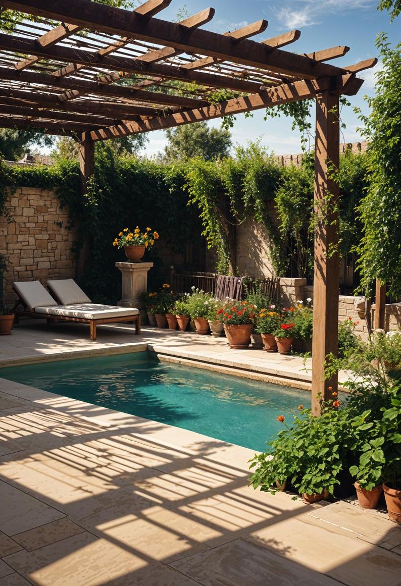 12. Italian-Style Pool Deck Look - photo 3