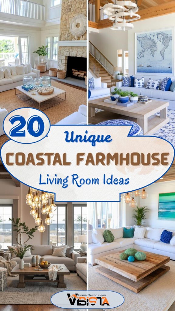 20 Unique Coastal Farmhouse Living Room Ideas That Wow