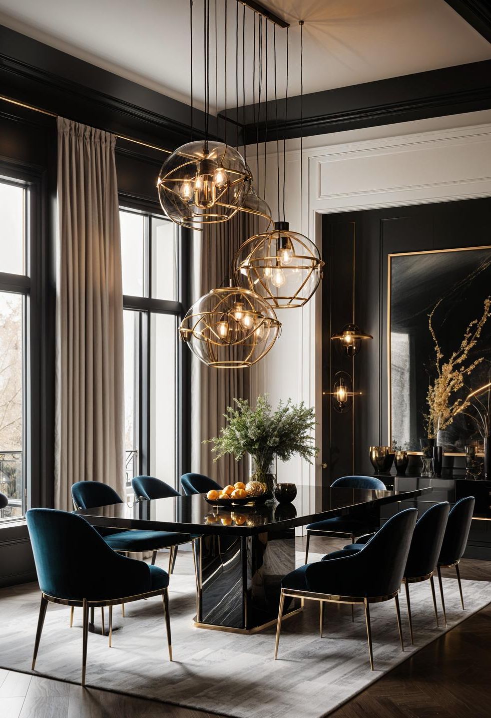 18. Modern Sleek Dining Room Designs