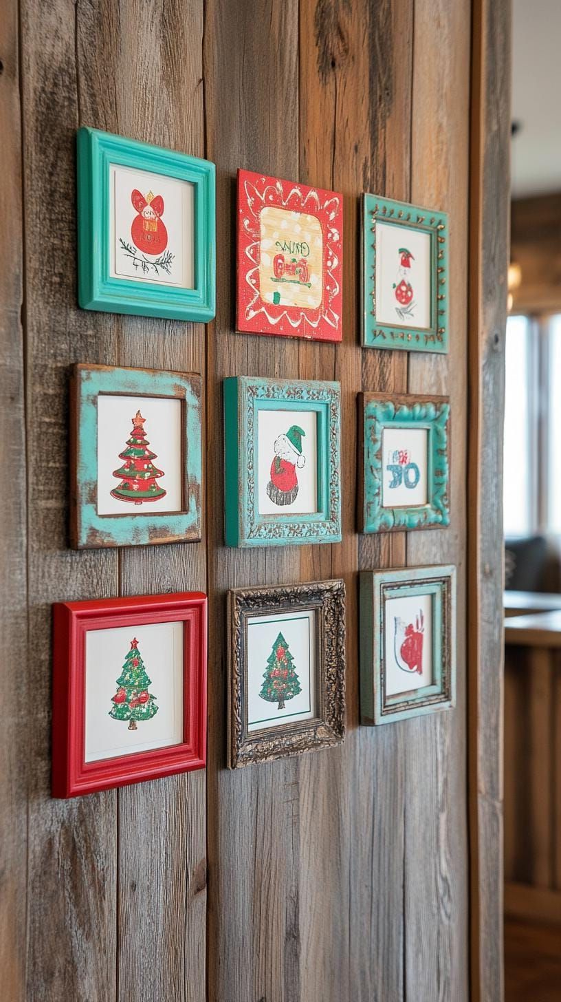 15. Creative Holiday Card Wall Display - photo 2