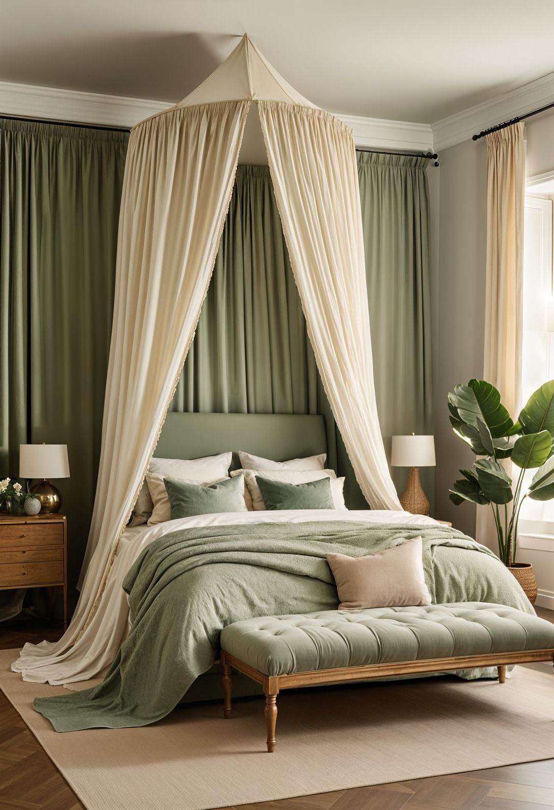 2. Boho Chic Fabric Canopy Ideas - photo 2