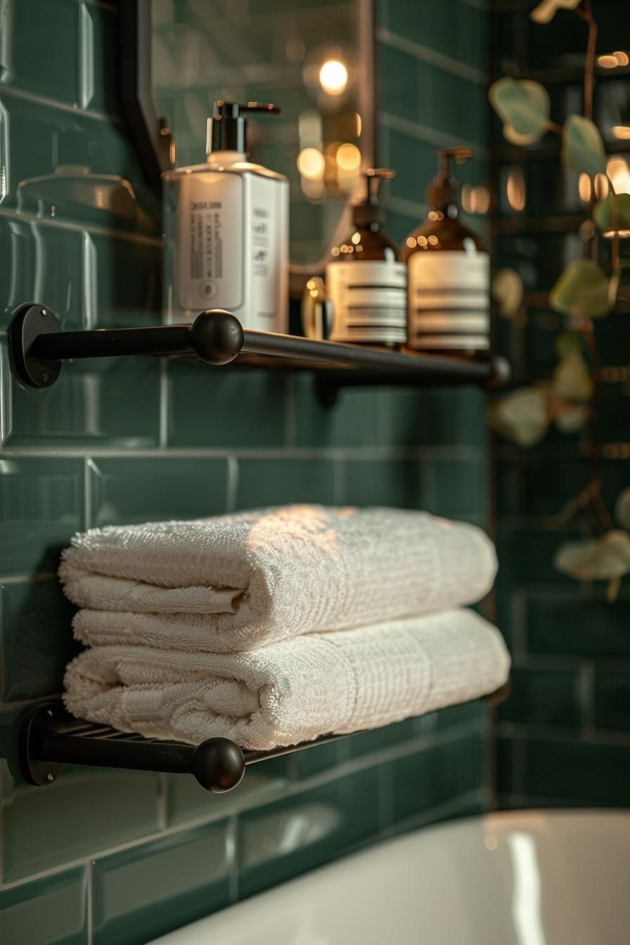 15. Towel Holder Shelf with Dual Use - photo 3